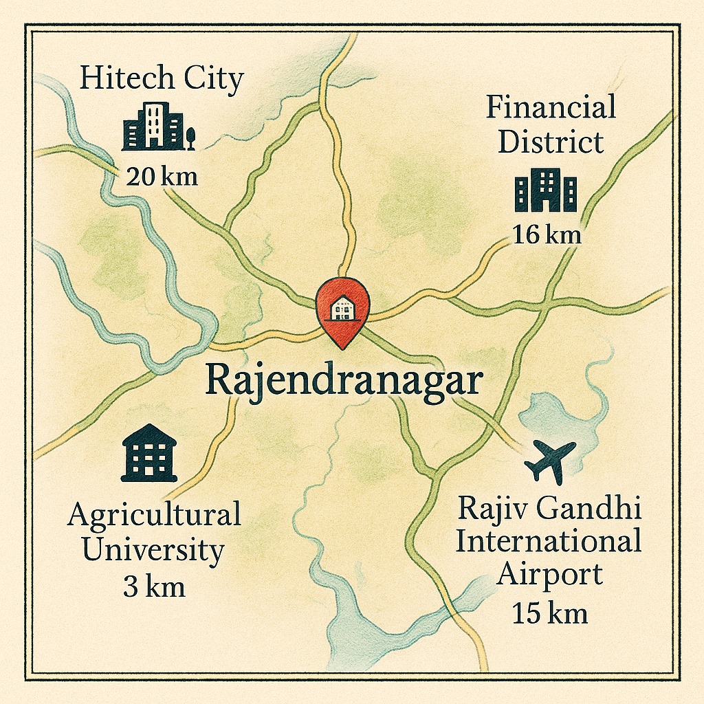 Location connectivity map